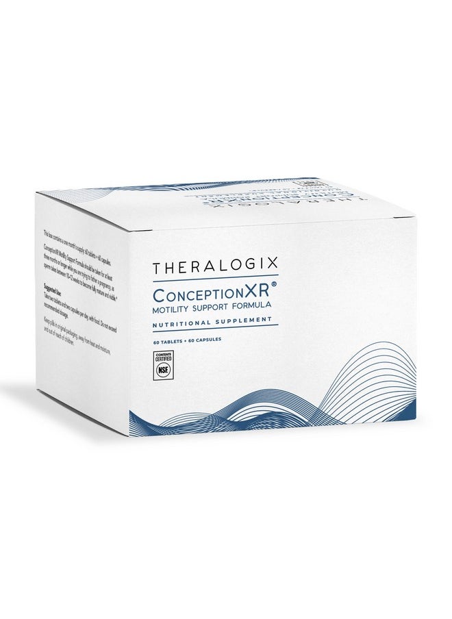 Theralogix Theralogix ConceptionXR Motility Support Formula - Men's Preconception Vitamins for Fertility Support - Male Fertility Supplements for Sperm Health* - NSF Certified - 60 Tabs + 60 Caps (30-Day Supply)  - Image 1