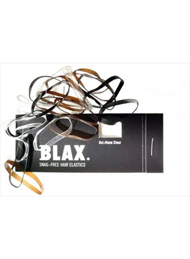 Smoothies Blax Hair Elastics Brown 4mm, 8 Count - Image 2