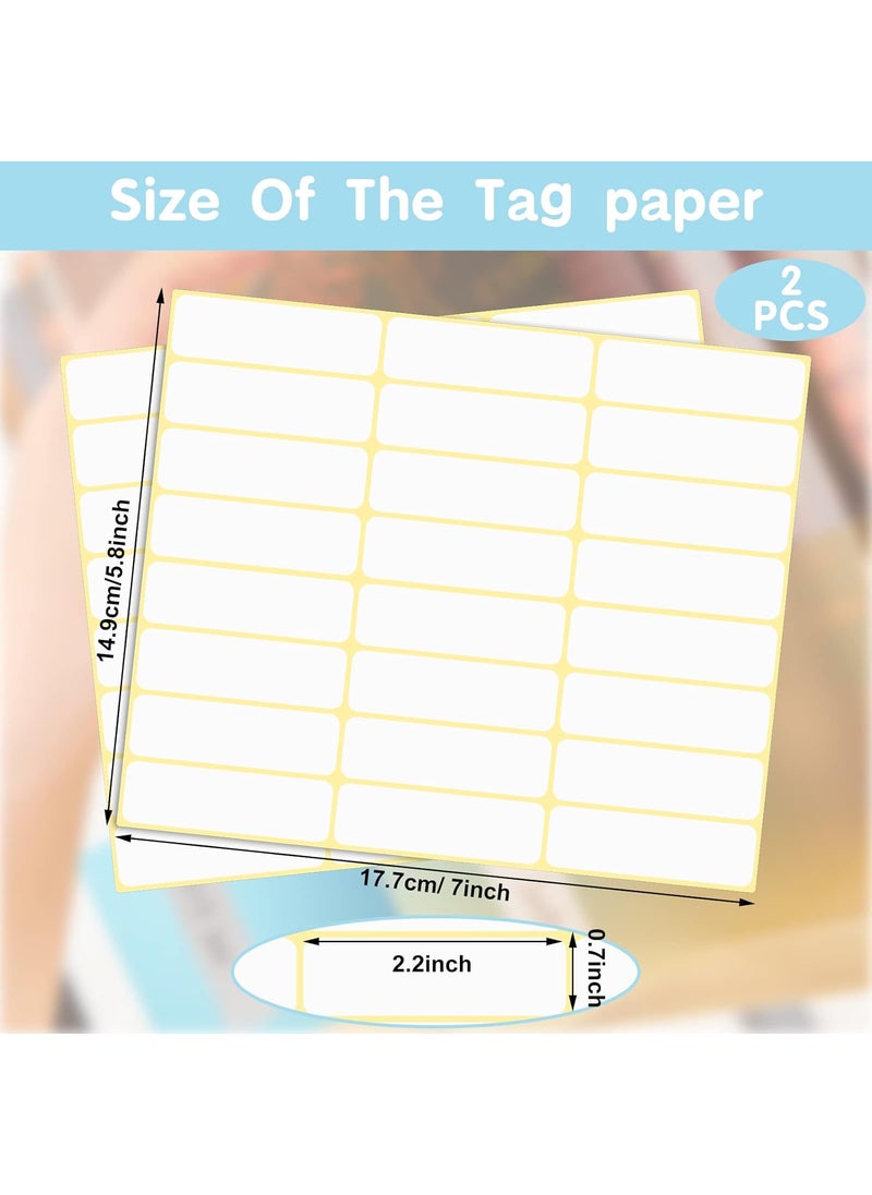 Epakh Epakh 24 Packs Colored Dividers for Book Shelves with Label Stickers Flexible Bookshelf Markers for Organizing Home Library 3 x 12 Inch  - Image 3