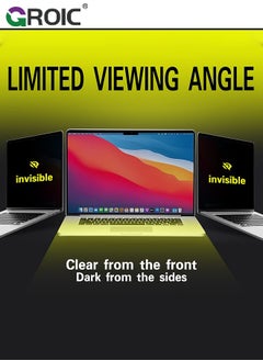 GROIC Magnetic Privacy Screen for 14 Inch MacBook Pro (2021-2023) Anti-Blue Light and Anti-Glare Ultra Slim Laptop Screen Filter (A2442 M1/A2779 M2)  - Image 2
