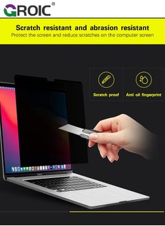 GROIC Magnetic Privacy Screen for 14 Inch MacBook Pro (2021-2023) Anti-Blue Light and Anti-Glare Ultra Slim Laptop Screen Filter (A2442 M1/A2779 M2)  - Image 3