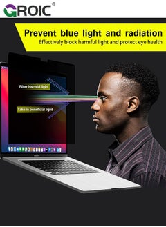 GROIC Magnetic Privacy Screen for 14 Inch MacBook Pro (2021-2023) Anti-Blue Light and Anti-Glare Ultra Slim Laptop Screen Filter (A2442 M1/A2779 M2)  - Image 4