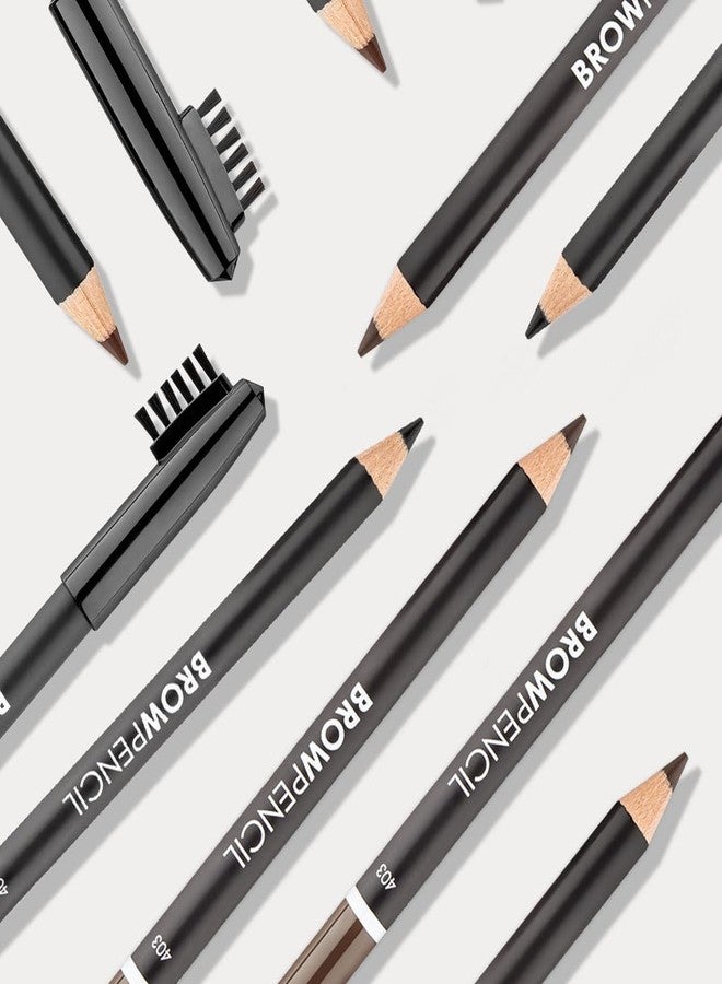 Cuzenal® Waterproof 4 Points Microblading Eyebrow Pen with a Micro-Fork Tip Applicator Creates Flawless Natural Looking Eyebrows Effortlessly and Stays on All Day (1 psc) (Black) - Image 4