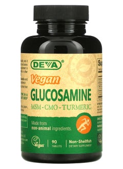 Vegan Glucosamine MSM  CMO  Turmeric 90 Tablets