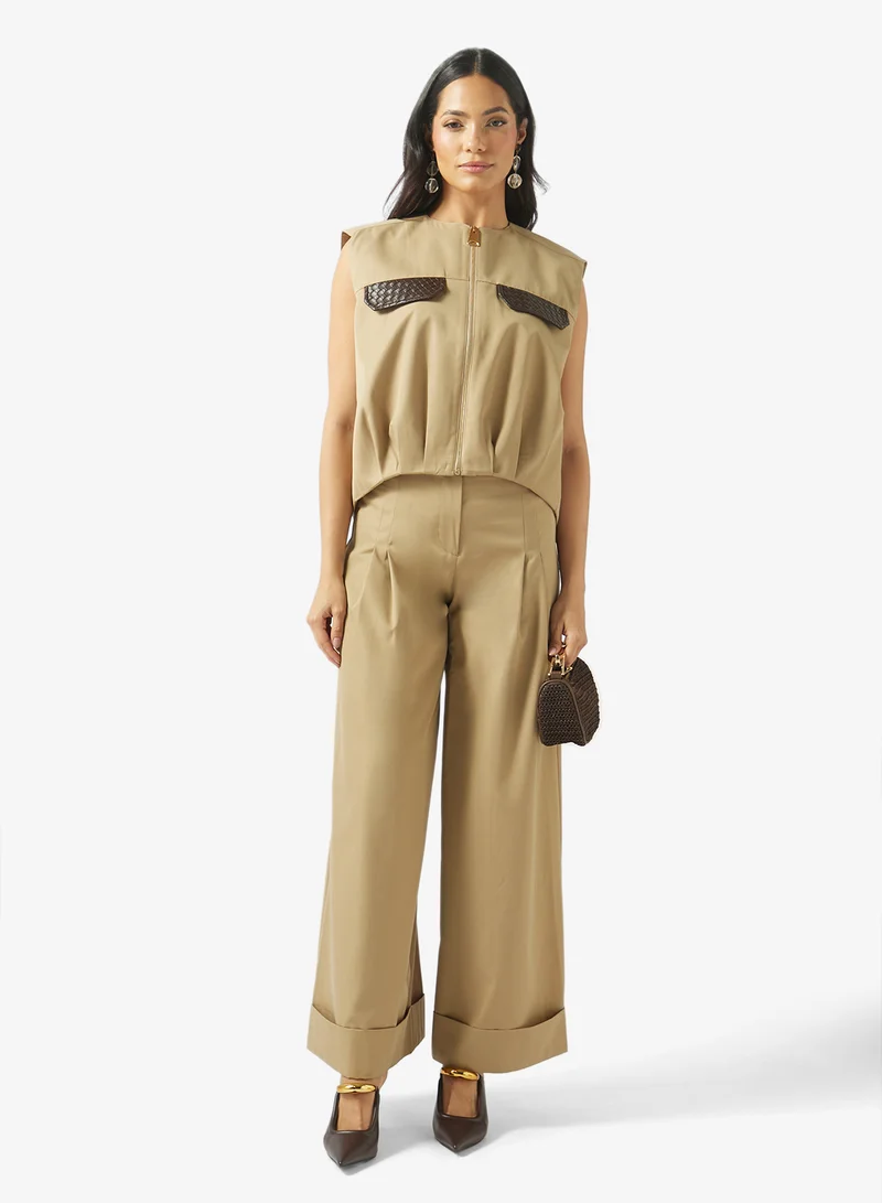 Fyor High-Waist Wide Leg Pants