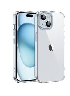 Generic Case Compatible with iphone 15, Cover Silicone Transparent TPU Gorilla Anti-shock Protector Camera Shockproof Corners - Clear  - Image 1