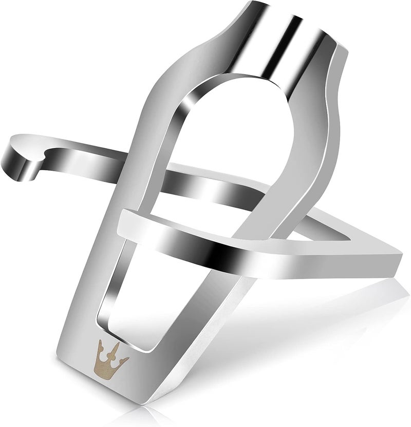 AILE Tobacco Smoking Pipe Stand Holder - Stainless Steel Portable Foldable - For Single Pipe - Image 1