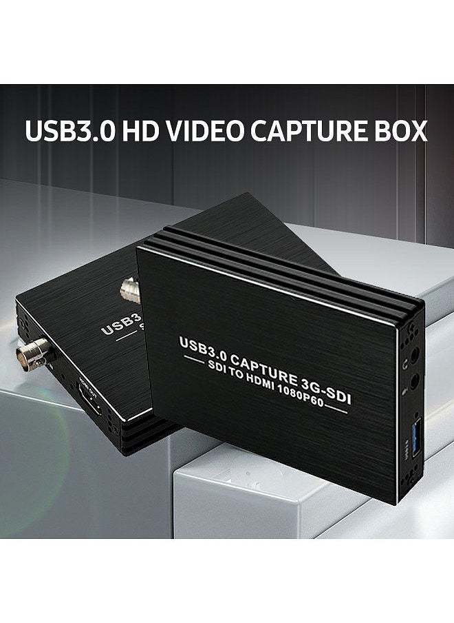 Generic - NK-M006 3G-SDI Video Capture Card USB3.0 HD 1080P Video Capture Box SDI to HDMI Adapter Converter Driver-free Design - Image 1