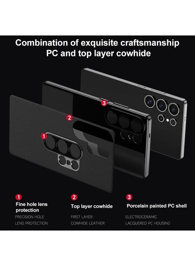 اس-توب جراب لهاتف Samsung Galaxy S25 Ultra 5G مصنوع من الجلد الأصلي - Image 3