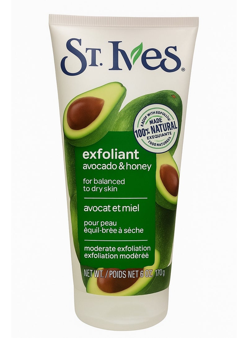 ST. Ives Exfoliant Avocado & Honey Dry Skin Scrub 170g