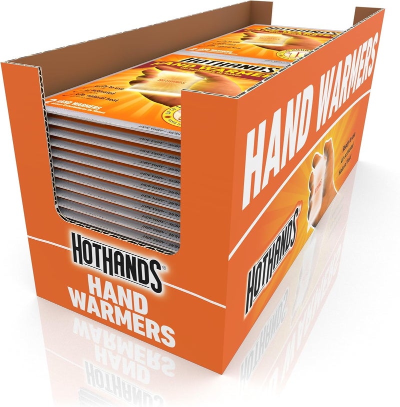 HotHands Hand Warmers  Long Lasting Safe Natural Odorless Air Activated Warmers  Up to 10 Hours of Heat  40 Pair - Image 1