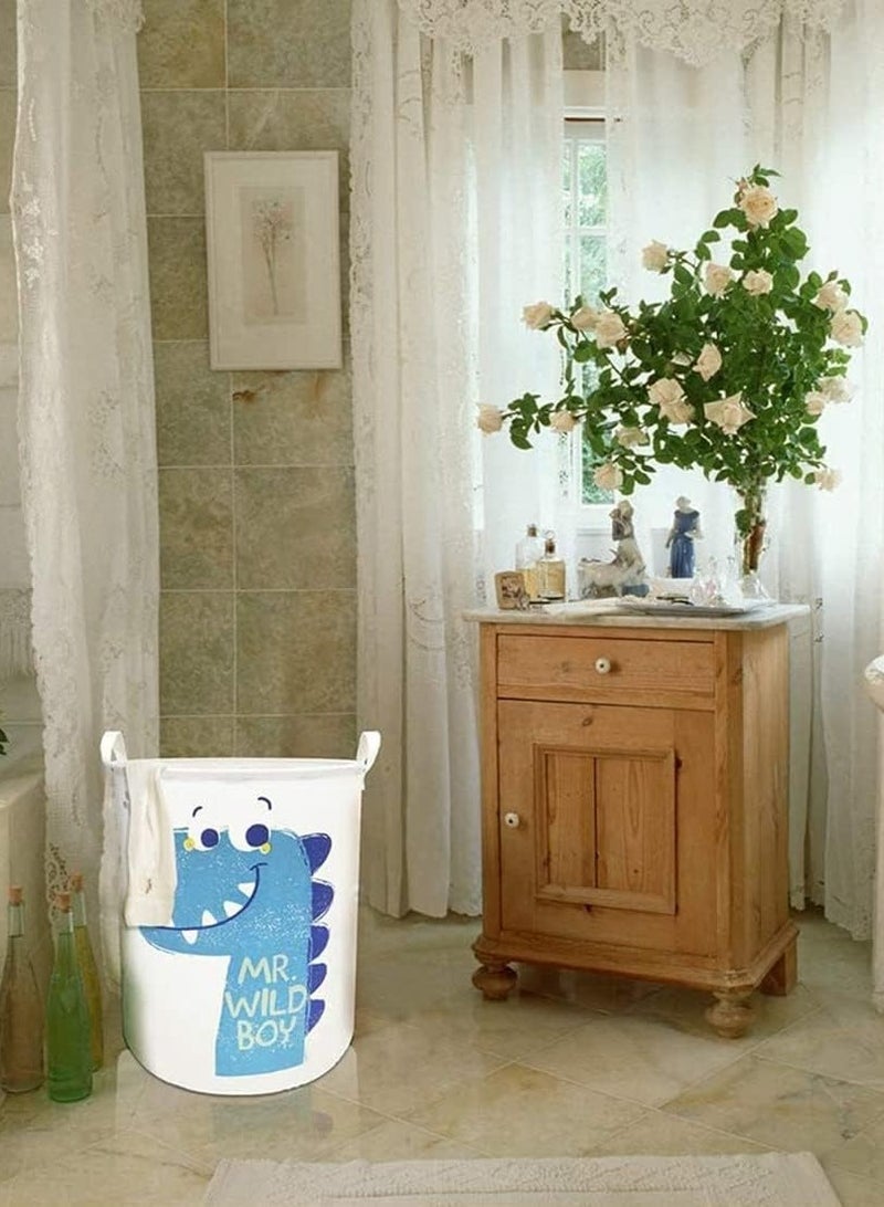 راكسوم سلة غسيل كبيرة مقاومة للماء وقابلة للطي مع مقابض للملابس والألعاب - تنظيم أنيق لغرفة النوم والمطبخ - Image 2