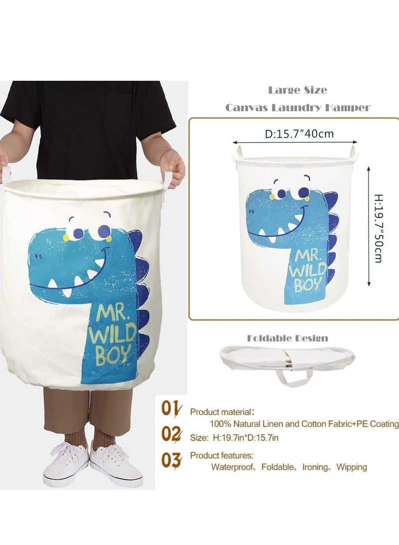 راكسوم سلة غسيل كبيرة مقاومة للماء وقابلة للطي مع مقابض للملابس والألعاب - تنظيم أنيق لغرفة النوم والمطبخ - Image 3