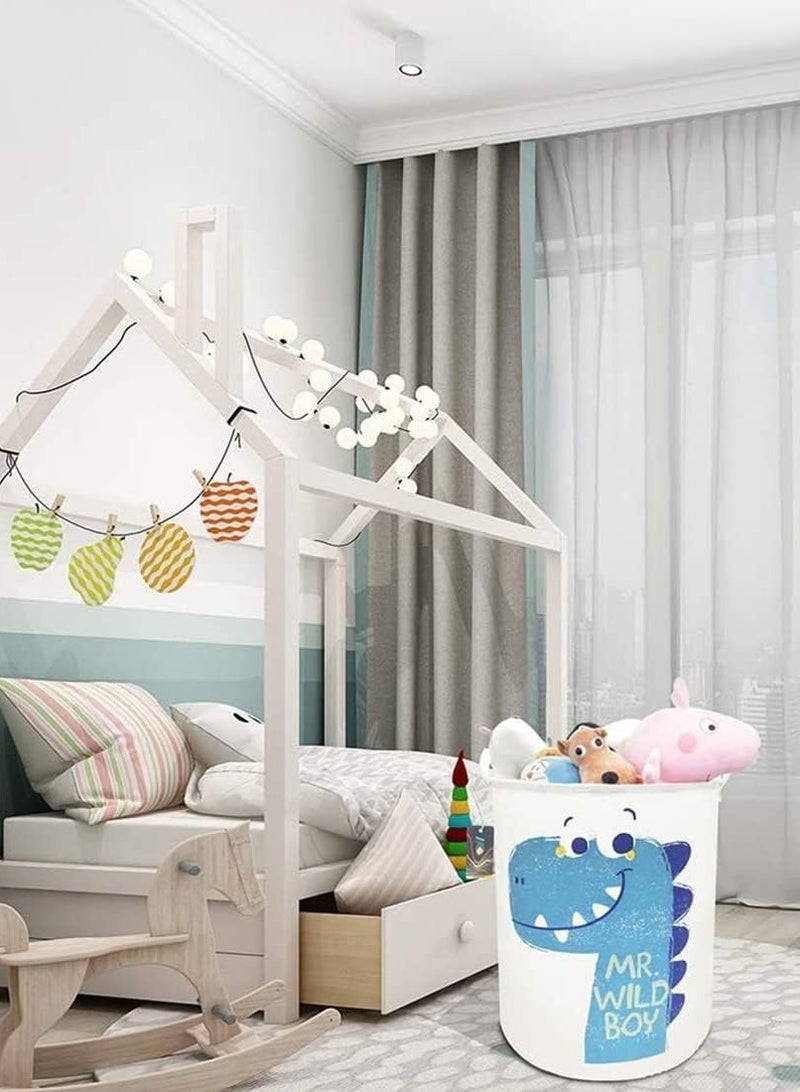 راكسوم سلة غسيل كبيرة مقاومة للماء وقابلة للطي مع مقابض للملابس والألعاب - تنظيم أنيق لغرفة النوم والمطبخ - Image 4