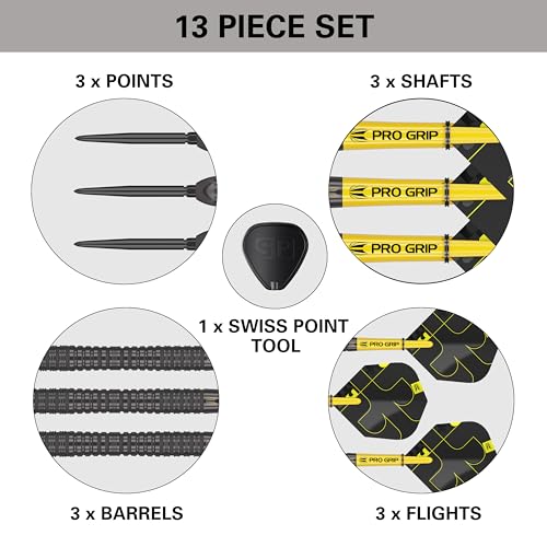 Target Darts Bolide Void 04 25G 90% Tungsten Swiss Point Steel Tip Darts Set - Image 5