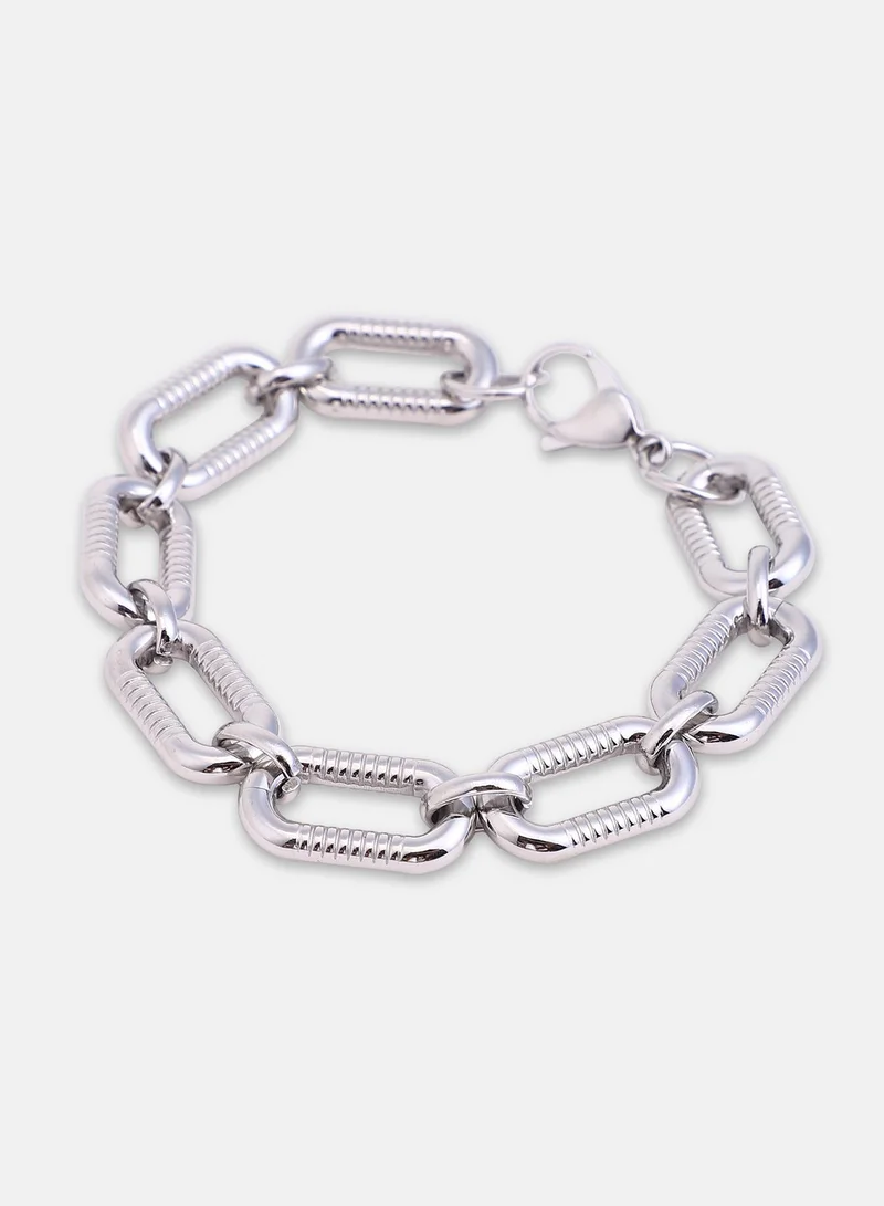 SOHI  Textured Link Bracelet  | Best Price UAE