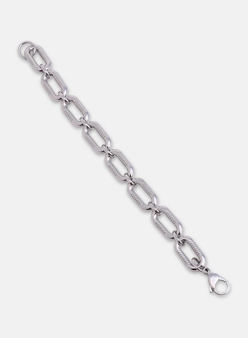 SOHI  Textured Link Bracelet  | Best Price UAE