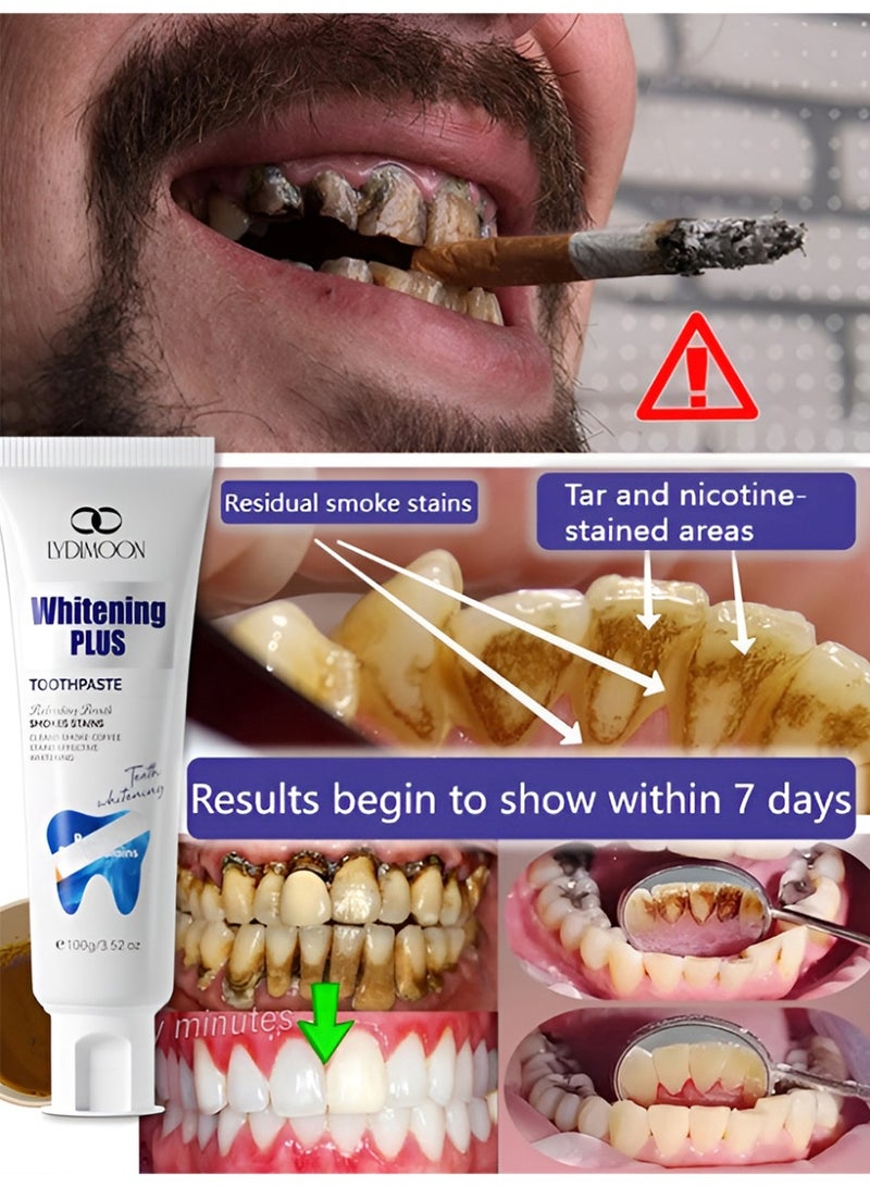LYDIMOON Smoke Stain Removal Teeth Whitening Toothpaste 100g - Image 1