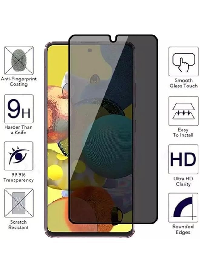 PROMASS Screen Protector for Redmi 12 4G / 5G Privacy Glass Screen Protector (not for Note12) Anti-Spy Tempered Glass Film 9H Hardness Scratch Resistant Bubble Free Glass Screen Protector for Redmi 12 4G / 5G - Image 2