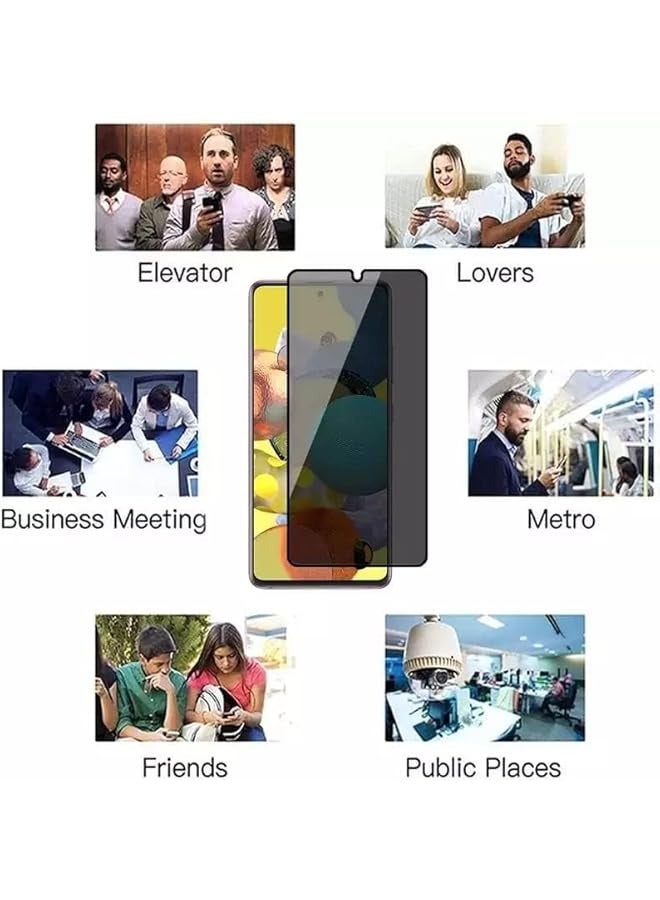 PROMASS Screen Protector for Redmi 12 4G / 5G Privacy Glass Screen Protector (not for Note12) Anti-Spy Tempered Glass Film 9H Hardness Scratch Resistant Bubble Free Glass Screen Protector for Redmi 12 4G / 5G - Image 5