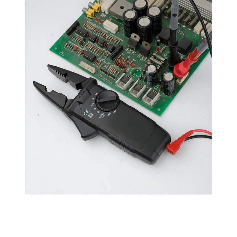 MESTEK Digital Clamp Meter: 600A AC Current, 600V AC/DC Voltage - Fast Response, Anti-Burn Design, Simple Operation for Electromechanical Maintenance, Electrical Repair, Education Training - Image 5