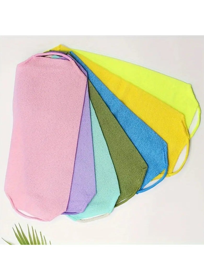 Goolsky Back Scrubber For Shower - Exfoliating Washcloth With Pull Strap - Bath Towel Perfect Gift - Bathroom Accessories  - Image 5