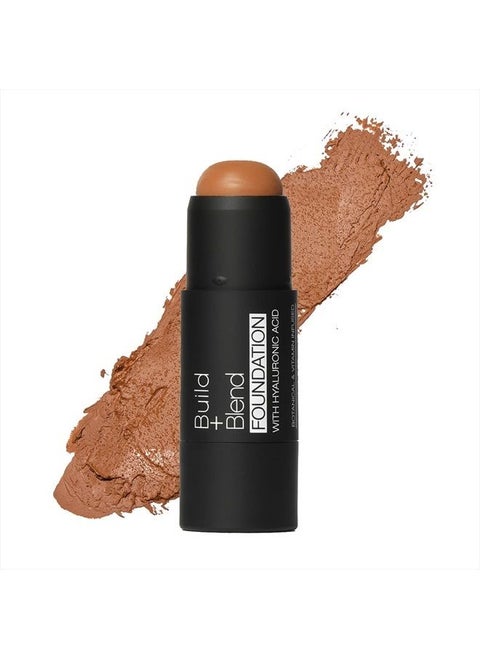 BUILD + BLEND Foundation Stick, Contour Stick for Face, Professional Makeup for Perfect Look, 0.25 Ounce (Cinnamon)