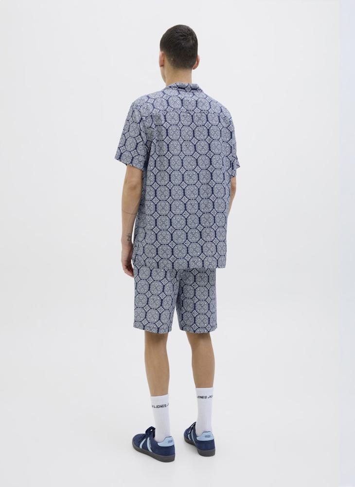 JACK & JONES Jpstjaiden Seersucker Printed Short  - Image 2