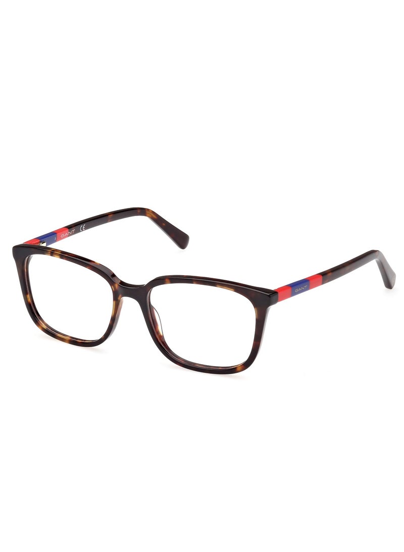 غانت نظارة طبية بشكل مربع للرجال بأذرع من الأسيتات GA3278  مقاس 53 - Image 1