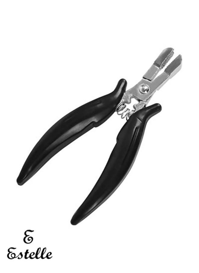 Estelle Mini Pliers for Hair Extensions Apply and Remove Flat Shape Plier For Use With Micro Rings Pre Bonded Hair Extensions Hair Extensions Pliers  - Image 1