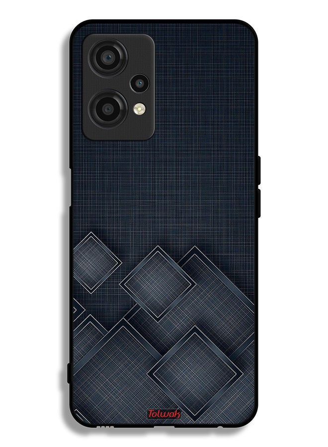 Tolwak OnePlus Nord CE 2 Lite 5G Protective Case Cover Squares Pattern On Cloth - Image 2
