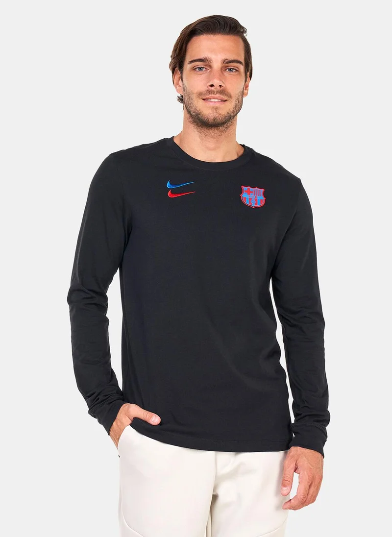 Nike Men's F.C. Barcelona Ignite Long-Sleeve T-Shirt