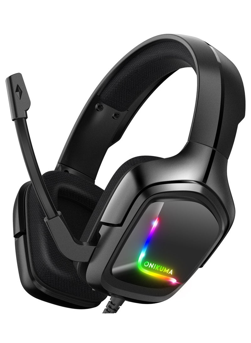onikuma K20 Wired Gaming Headsets for Xbox One PS4 PC Swich  - Image 1
