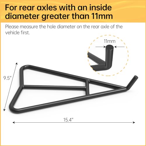 YanTuo Dirt Bike Triangle Stand, Motorcycle Rear Wheel Paddock Stand, T-shaped Central Support, Solid Steel Structure for 80-500cc Supermoto Motocross Enduro Pit Bike - Image 3