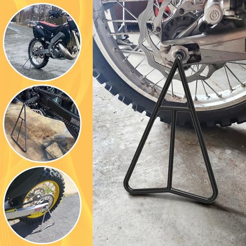 YanTuo Dirt Bike Triangle Stand, Motorcycle Rear Wheel Paddock Stand, T-shaped Central Support, Solid Steel Structure for 80-500cc Supermoto Motocross Enduro Pit Bike - Image 4