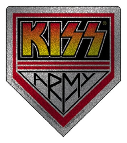 C&D Visionary Licenses Products Kiss Army Glitter Sticker - Image 5