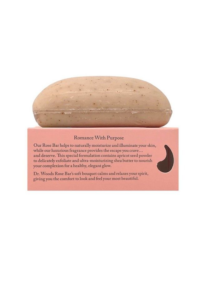 Dr. Woods Skin Exfoliating English Rose Bar Soap With Organic Shea Butter 5.25 Ounce (Pack Of 6)  - Image 5
