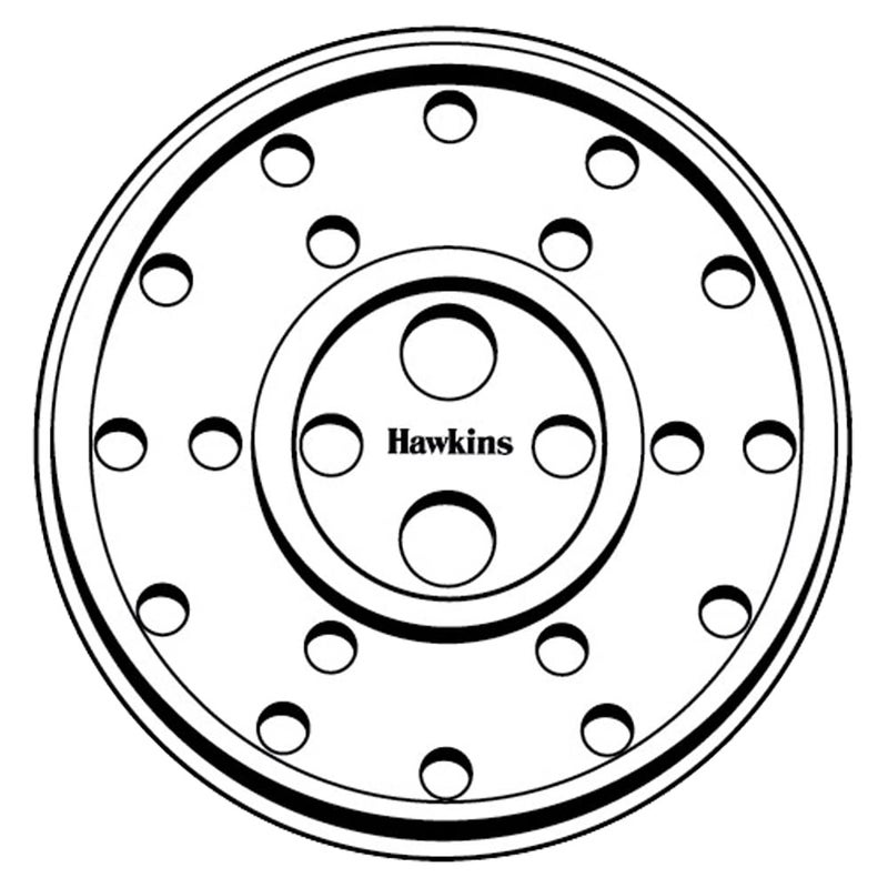 هاوكينز قدر ضغط 17 سم شبكة لطهي الطعام بالبخار وطهي الحاويات فضي GRID17AL