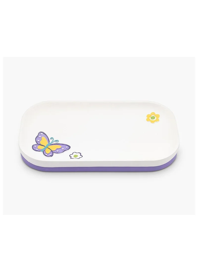 2XL Home Butterfly Tray 25.4x14x2.5cm Multicolour