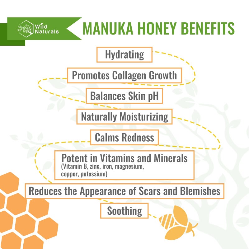 Wild Naturals Manuka Honey Shampoo for Eczema & Psoriasis â€“ Hydrating Sulfate-Free with Aloe Vera & Coconut Oil â€“ Moisturizing Shampoo for Dry, Itchy Scalp - Image 3
