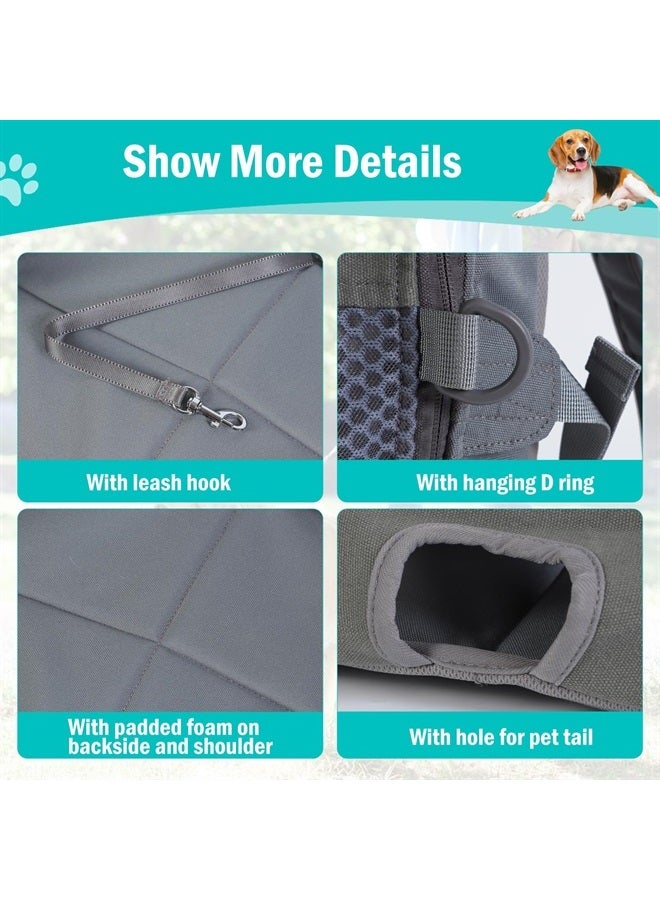 Jranter Dog Carrier Backpack - Legs Out Front - Facing Pet Carrier Backpack for Small Medium Large Dogs, Airline Approved Handsa - Canvas Mesh Free Cat Travel Bag for Walking Hiking Bike and Motorcycle - Image 5
