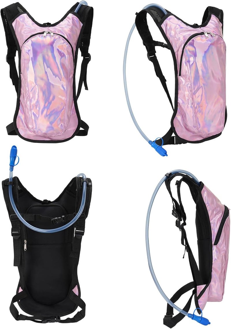 Roptat Hydration Backpack Pack with 2L Hydration Bladder - Lightweight Water Backpack Water Pouch for Women Men Running Riding Biking Music Festival - Image 4