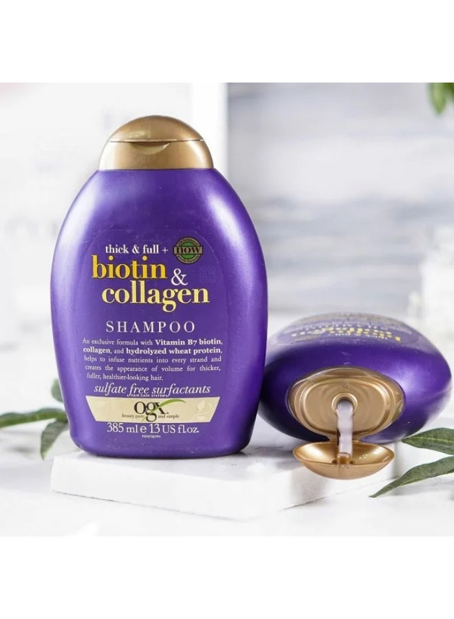 Ogx Thick Full-Biotin Collagen Shampoo 385ml