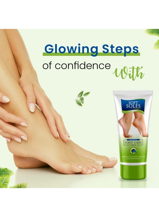 LEEFORD Softsoles Foot Cream For Cracked Heel & Rough(30 Gm-Pack Of 4)-Feet Cream For Dry And Cracked Heel Repair With Benefits Of Jojoba Oil,Bees Wax,Wheat - Image 3