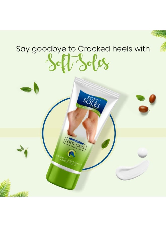 LEEFORD Softsoles Foot Cream For Cracked Heel & Rough(30 Gm-Pack Of 4)-Feet Cream For Dry And Cracked Heel Repair With Benefits Of Jojoba Oil,Bees Wax,Wheat - Image 2