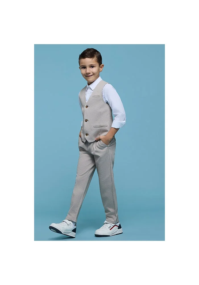 أر أند بي Solid Trousers with Drawstring Waist