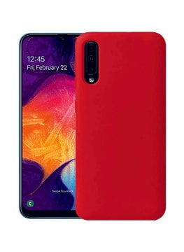 Eonaks Samsung Galaxy A70S Red Silicone Rubber Case Back Cover Red 