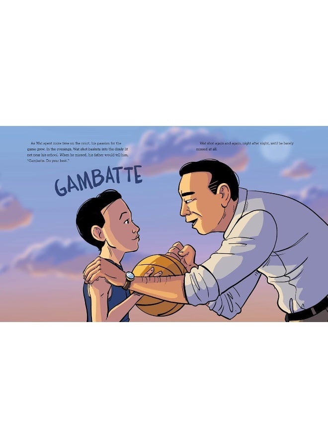 Lee & Low Books Wat Takes His Shot: The Life Legacy of Basketball Hero Wataru Misaka  - Image 5