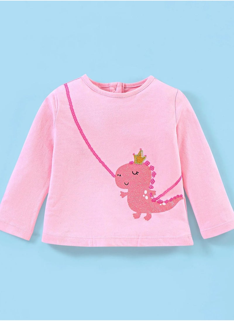 Babyhug 100% Cotton Knit Full Sleeves Top and Jeans Dino Print - Pink & Mid Blue(9-24M&2-3Y) - pzsku/Z4BD58F0117E3D63D971EZ/45/_/1733559765/e1d06e6f-81bc-4379-97b3-caa4cfd1b704