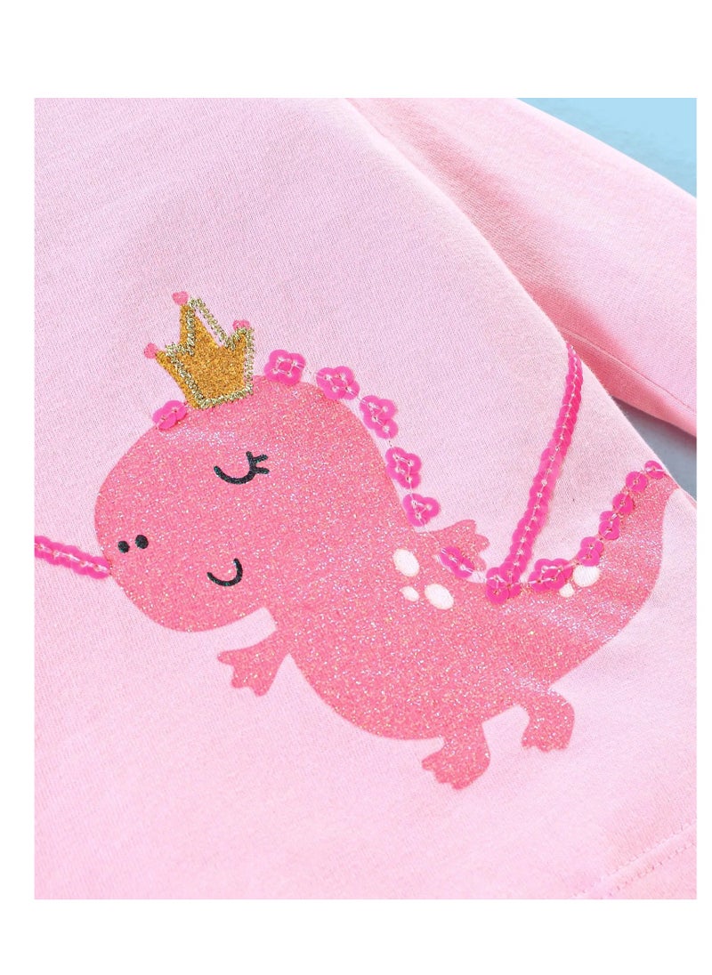 Babyhug 100% Cotton Knit Full Sleeves Top and Jeans Dino Print - Pink & Mid Blue(9-24M&2-3Y) - pzsku/Z4BD58F0117E3D63D971EZ/45/_/1733559787/dcfe9e84-9b24-4d6d-95c9-6121de97207d